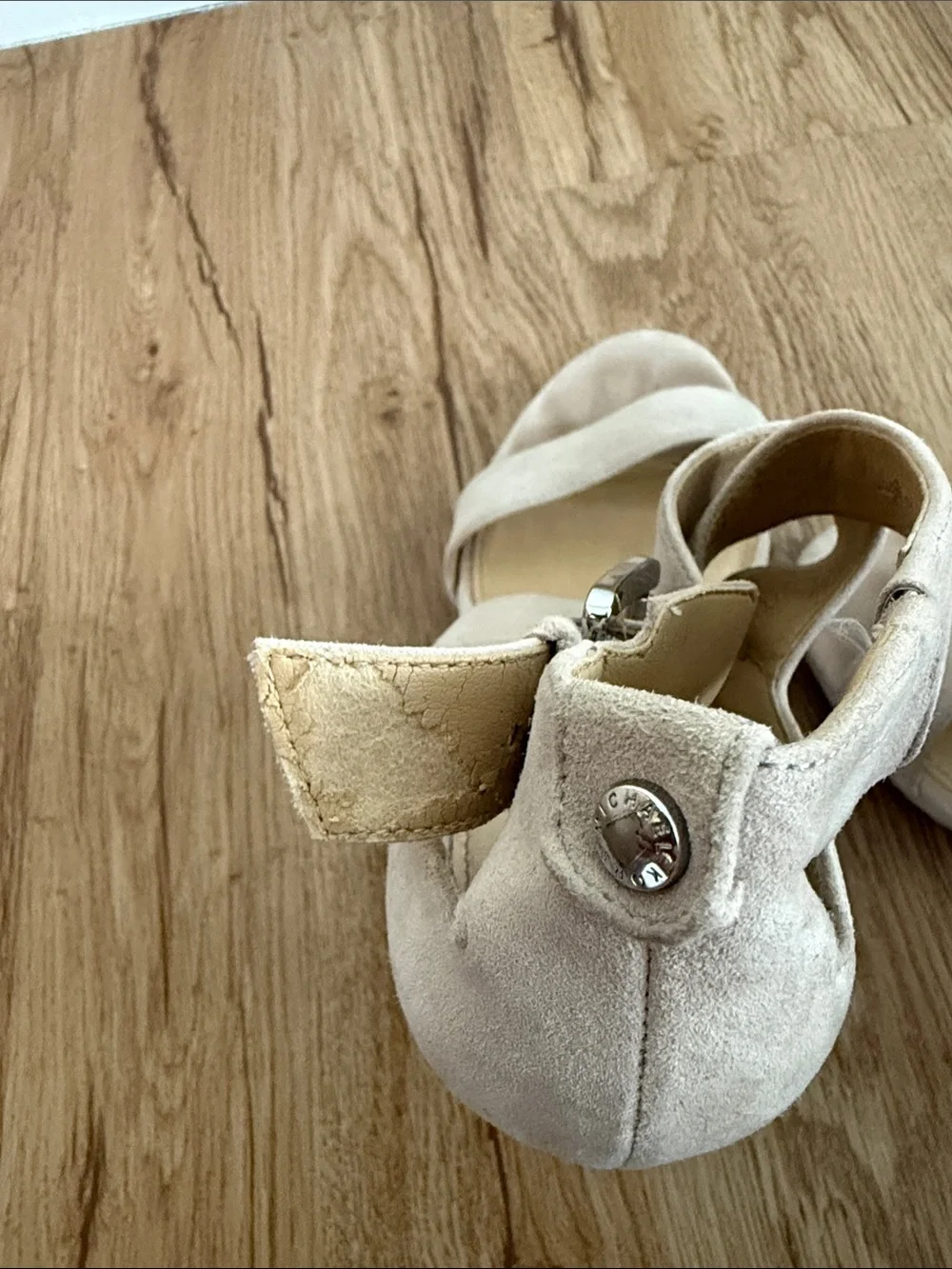 Michael Kors Suede Crossover Heels